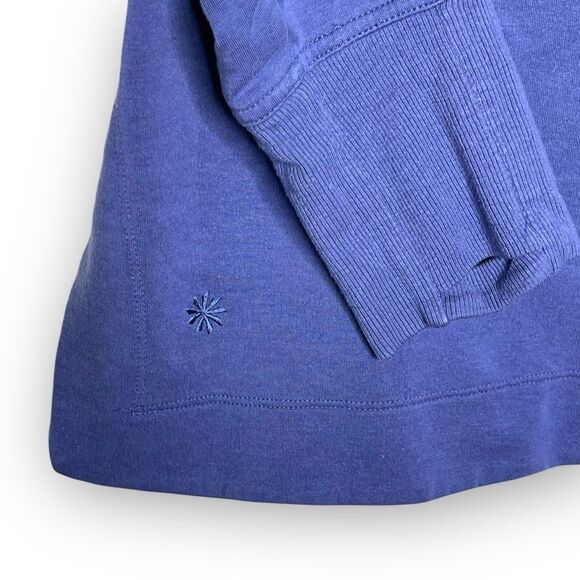 Athleta Blue Purple Crewneck Pullover Soft Sweatshirt Athleisure Women’s Large - Picture 9 of 10